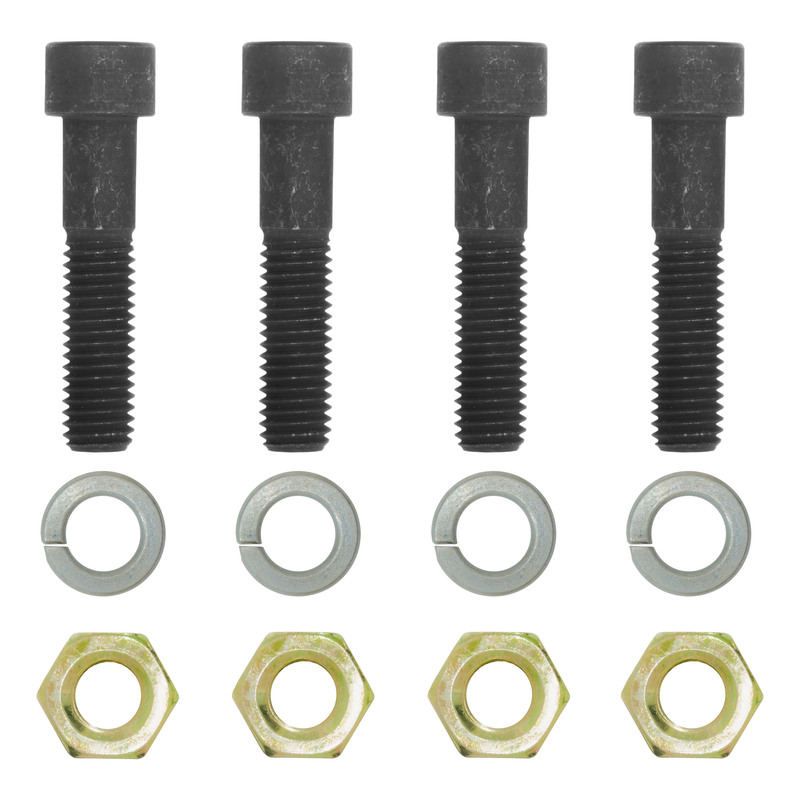 CURT 48332 Pintle Mount Hardware Kit, 60,000 lbs, Black Oxide